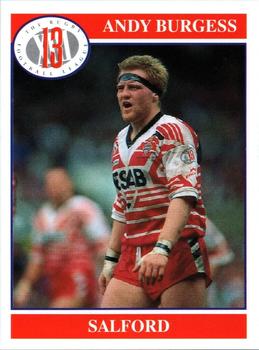 1991 Merlin Rugby League #80 Andy Burgess Front